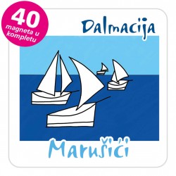 Magneti jedrilice EKO C 14 W Marušići komplet 40 ili 20 kom