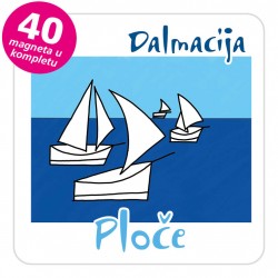 Magneti jedrilice EKO C 14 W Ploče komplet 40 ili 20 kom