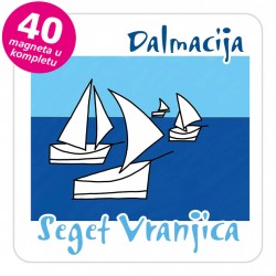 Magneti jedrilice EKO C 14 W Seget Vranjica komplet 40 ili 20 kom