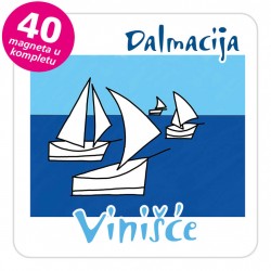 Magneti jedrilice EKO C 14 W Vinišće komplet 40 ili 20 kom