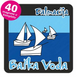 Magneti jedrilice EKO C 14 B Baška Voda komplet 40 ili 20 kom