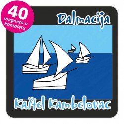 Magneti jedrilice EKO C 14 B Kaštel Kambelovac komplet 40 ili 20 kom