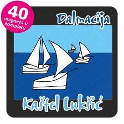 Magneti jedrilice EKO C 14 B Kaštel Lukšić komplet 40 ili 20 kom