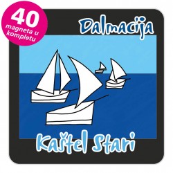 Magneti jedrilice EKO C 14 B Kaštel Stari komplet 40 ili 20 kom