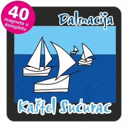 Magneti jedrilice EKO C 14 B Kaštel Sućurac Kuk komplet 40 ili 20 kom