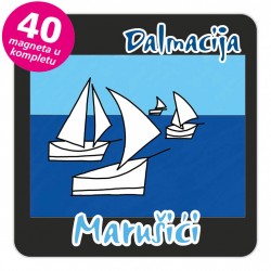 Magneti jedrilice EKO C 14 B Marušići komplet 40 ili 20 kom