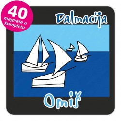 Magneti jedrilice EKO C 14 B Omiš komplet 40 ili 20 kom