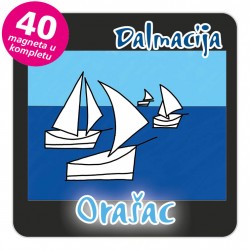 Magneti jedrilice EKO C 14 B Orašac komplet 40 ili 20 kom