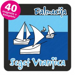 Magneti jedrilice EKO C 14 B Seget Vranjica komplet 40 ili 20 kom