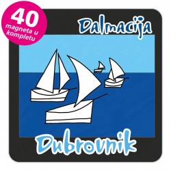 Magneti jedrilice EKO C 14 B Dubrovnik komplet 40 ili 20 kom
