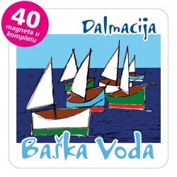 Magneti jedrilice EKO C 15 W Baška Voda komplet 40 ili 20 kom