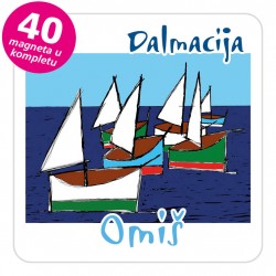 Magneti jedrilice EKO C 15 W Omiš komplet 40 ili 20 kom