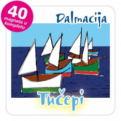 Magneti jedrilice EKO C 15 W Tučepi komplet 40 ili 20 kom