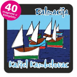 Magneti jedrilice EKO C 15 B Kaštel Kambelovac komplet 40 ili 20 kom