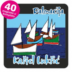 Magneti jedrilice EKO C 15 B Kaštel Lukšić komplet 40 ili 20 kom