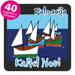 Magneti jedrilice EKO C 15 B Kaštel Novi komplet 40 ili 20 kom