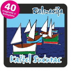 Magneti jedrilice EKO C 15 B Kaštel Sućurac Kuk komplet 40 ili 20 kom