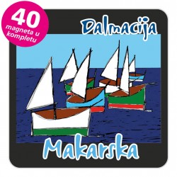 Magneti jedrilice EKO C 15 B Makarska komplet 40 ili 20 kom