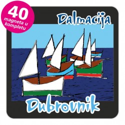 Magneti jedrilice EKO C 15 B Dubrovnik komplet 40 ili 20 kom