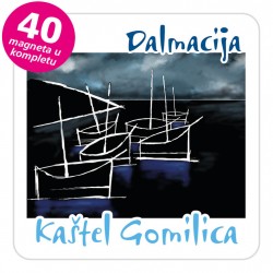 Magneti jedrilice EKO C 16 W Kaštel Gomilica komplet 40 ili 20 kom