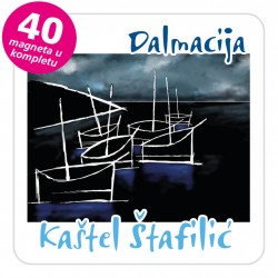 Magneti jedrilice EKO C 16 W Kaštel Štafilić komplet 40 ili 20 kom