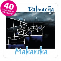 Magneti jedrilice EKO C 16 W Makarska komplet 40 ili 20 kom