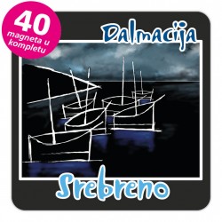 Magneti jedrilice EKO C 16 B Srebreno komplet 40 ili 20 kom