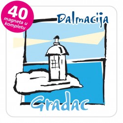 Magneti svjetionik EKO C 17 W Gradac komplet 40 ili 20 kom