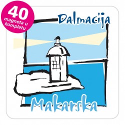 Magneti svjetionik EKO C 17 W Makarska komplet 40 ili 20 kom