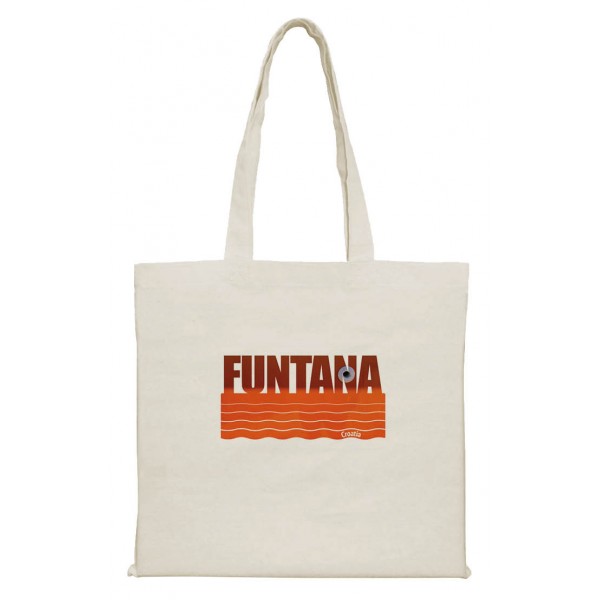 Vrećica bijela platnena  Funtana 01