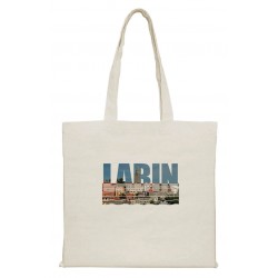 Vrećica bijela platnena  Labin 01
