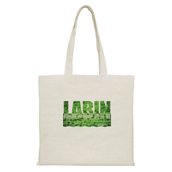 Vrećica bijela platnena  Labin 04
