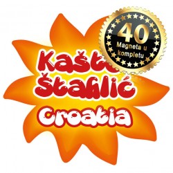 Magneti Sunce Kaštel Štafilić 01 Komplet 40 ili 20 kom