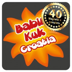 Magneti Sunce crni Babin Kuk 01 Komplet 40 ili 20 kom