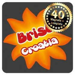 Magneti Sunce crni Brist 01 Komplet 40 ili 20 kom