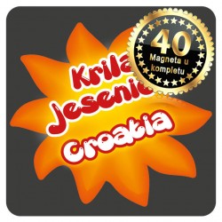 Magneti Sunce crni Jesenice 01 Komplet 40 ili 20 kom