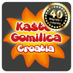 Magneti Sunce crni Kaštel Gomilica 01 Komplet 40 ili 20 kom