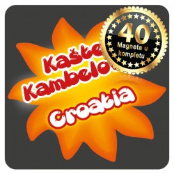 Magneti Sunce crni Kaštel Kambelovac 01 Komplet 40 ili 20 kom