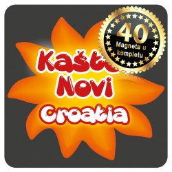 Magneti Sunce crni Kaštel Novi 01 Komplet 40 ili 20 kom