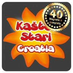 Magneti Sunce crni Kaštel Stari 01 Komplet 40 ili 20 kom