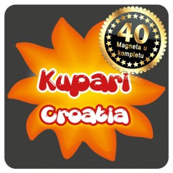 Magneti Sunce crni Kupari 01 Komplet 40 ili 20 kom
