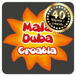 Magneti Sunce crni Mala Duba 01 Komplet 40 ili 20 kom
