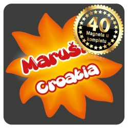 Magneti Sunce crni Marušići 01 Komplet 40 ili 20 kom
