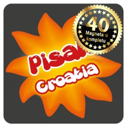 Magneti Sunce crni Pisak 01 Komplet 40 ili 20 kom