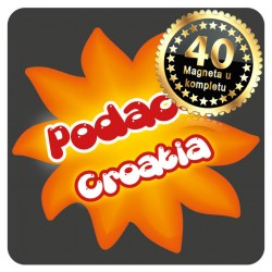Magneti Sunce crni Podaca 01 Komplet 40 ili 20 kom