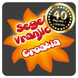 Magneti Sunce crni Seget Vranjica 01 Komplet 40 ili 20 kom