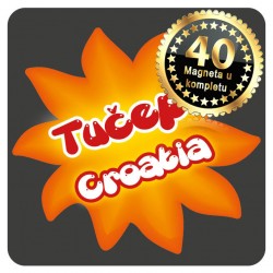 Magneti Sunce crni Tučepi 01 Komplet 40 ili 20 kom