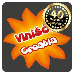 Magneti Sunce crni Vinišće 01 Komplet 40 ili 20 kom