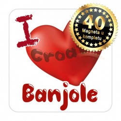 Magneti srce EKO 03 Komplet 40 ili 20 kom  Banjole