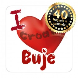 Magneti srce EKO 03 Komplet 40 ili 20 kom  Buje